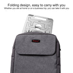 COOLCOLD U2S Portable Foldable Hollow Double Triangle Height Adjustable Aluminum Alloy Bracket for Laptop, COOLCOLD U2S
