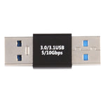 موصل محول تمديد USB 3.0 ذكر إلى USB 3.0 ذكر، ذكر إلى ذكر