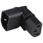 محول مقبس طاقة AC من C13 إلى C14 زاوية (أعلى)، C13 إلى C14 زاوية أعلى