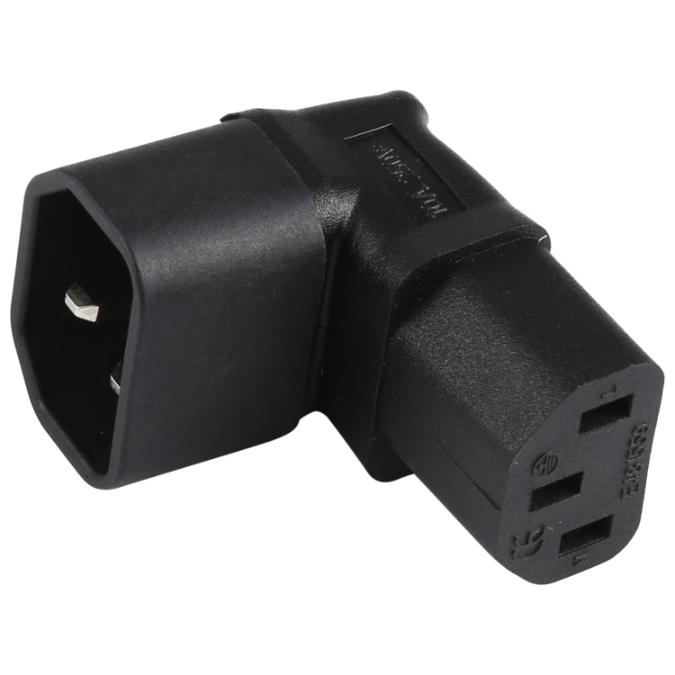 محول مقبس طاقة AC من C13 إلى C14 زاوية (أعلى)، C13 إلى C14 زاوية أعلى