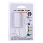 محول شبكة إيثرنت USB-C / Type-C بسرعة 10 / 100 ميجابت في الثانية KY-RTL8152B، USB Type-C 100Mbps