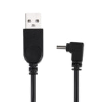 كابل بيانات / شحن Mini USB بزاوية 90 درجة كوع، الطول: 28 سم، Mini USB بزاوية كوع