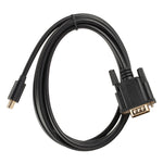 كابل محول Mini DP إلى VGA، طول الكابل: 1.8 م، Mini DP إلى VGA