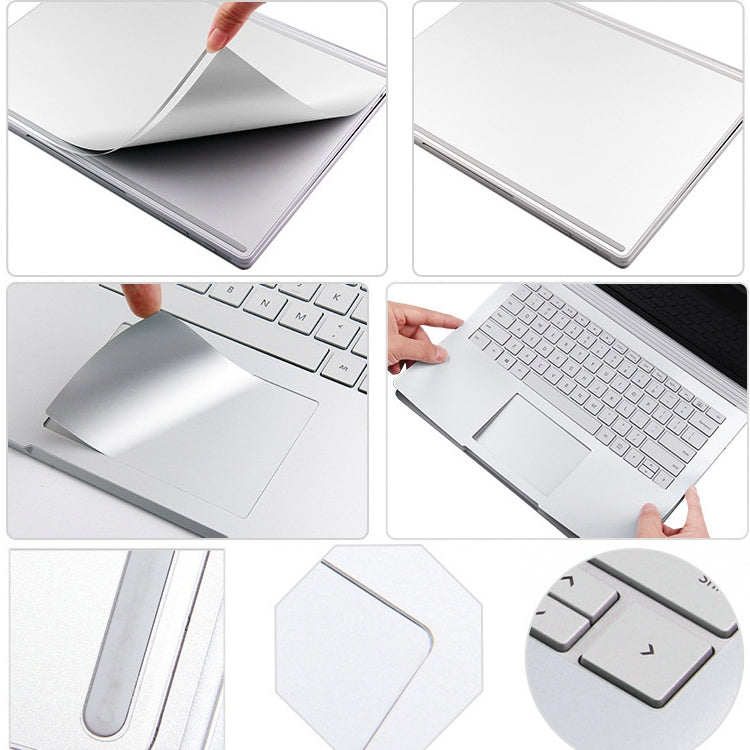 مجموعة ملصقات واقية لقشرة الدفتر 4 في 1 لمايكروسوفت Surface Book بحجم 13.5 بوصة، لـ Surface Book بحجم 13.5 بوصة
