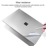 مجموعة ملصقات واقية لقشرة الدفتر 4 في 1 لمايكروسوفت Surface Laptop 3 بحجم 13.5 بوصة، لـ Surface Laptop 3 بحجم 13.5 بوصة