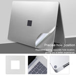 مجموعة ملصقات واقية لقشرة الدفتر 4 في 1 لمايكروسوفت Surface Laptop 3 بحجم 15 بوصة، لـ Surface Laptop 3 بحجم 15 بوصة