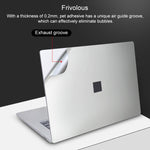 مجموعة ملصقات واقية لقشرة الدفتر 4 في 1 لمايكروسوفت Surface Laptop 3 بحجم 15 بوصة، لـ Surface Laptop 3 بحجم 15 بوصة