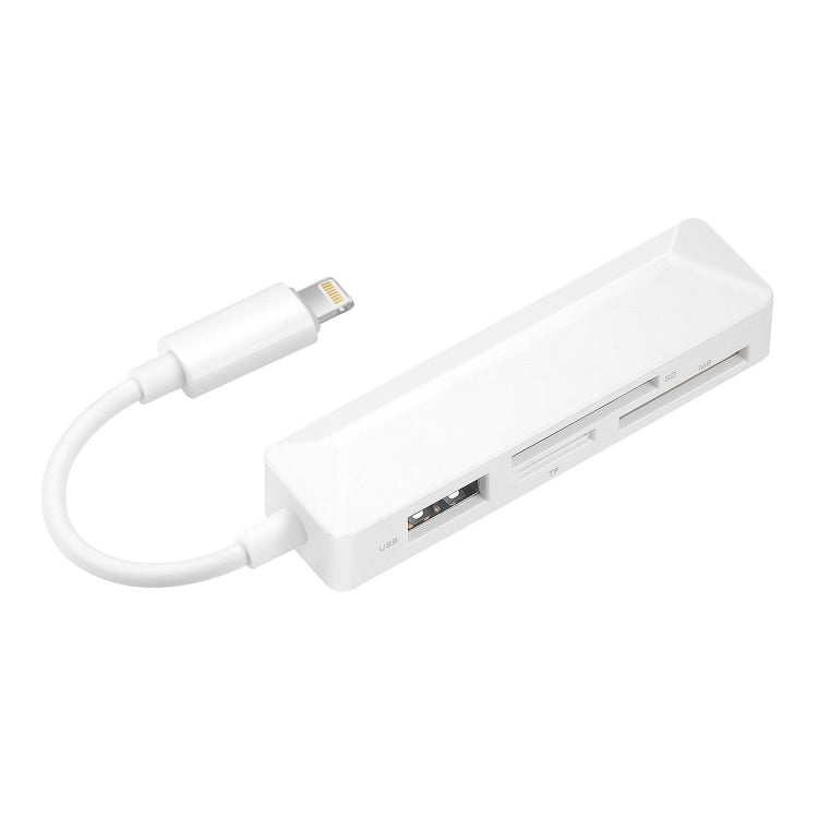 قارئ بطاقات متعدد الوظائف 4 في 1 MS + SD + TF + USB2.0 لأجهزة 8 بن، 8 بن