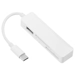 قارئ بطاقات متعدد الوظائف 4 في 1 MS + SD + TF + USB2.0 لأجهزة Type-C، Type-C