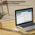 قارئ بطاقات متعدد الوظائف 4 في 1 MS + SD + TF + USB2.0 لأجهزة Type-C، Type-C