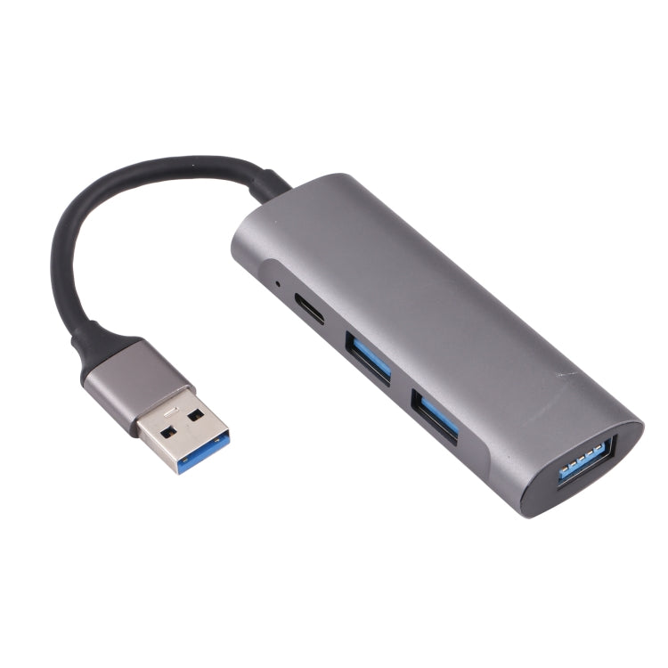 محطة إرساء U-811 مع موزع 4 في 1 USB 3.0 إلى 3 منافذ USB 3.0 + USB-C / Type-C، U-811