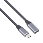 كابل محول USB-C / Type-C ذكر إلى USB-C / Type-C أنثى، طول الكابل: 50 سم، 50 سم