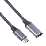 كابل محول USB-C / Type-C ذكر إلى USB-C / Type-C أنثى، طول الكابل: 1 م، 1 م