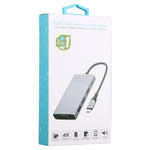 محطة إرساء USB-C متعددة الوظائف 7 في 1 مزدوج USB 3.0 + TF/SD + HDMI/VGA + جاك 3.5 مم + Type-C / USB-C، 2xUSB3.0+TF/SD+HDMI/VGA+3.5 مم