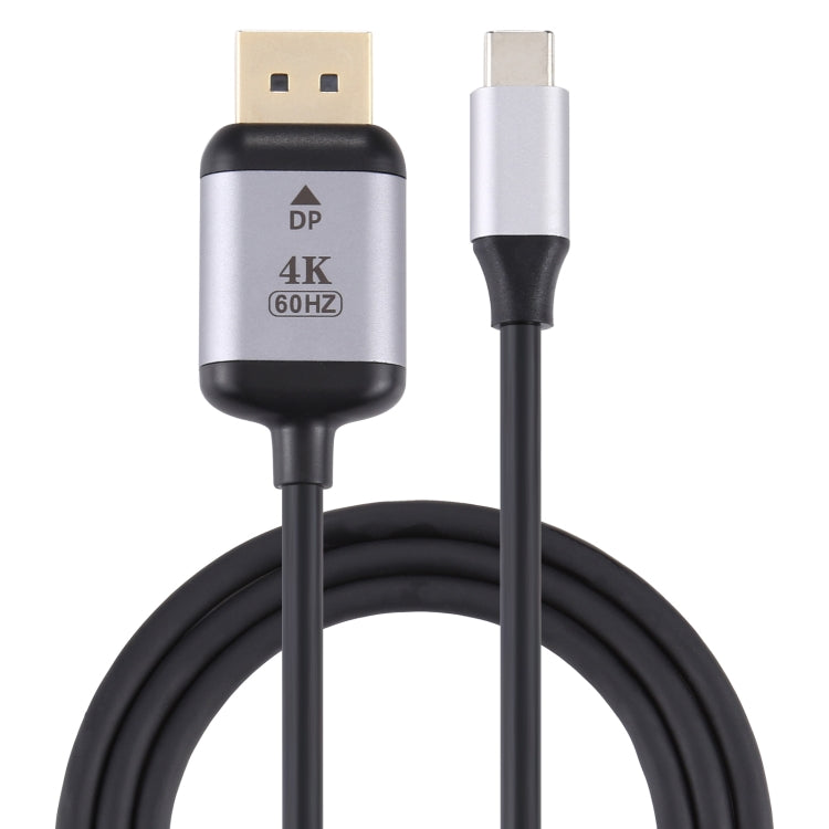 كابل محول 4K 60Hz Type-C / USB-C ذكر إلى DP ذكر، الطول: 1.8 م، DP ذكر