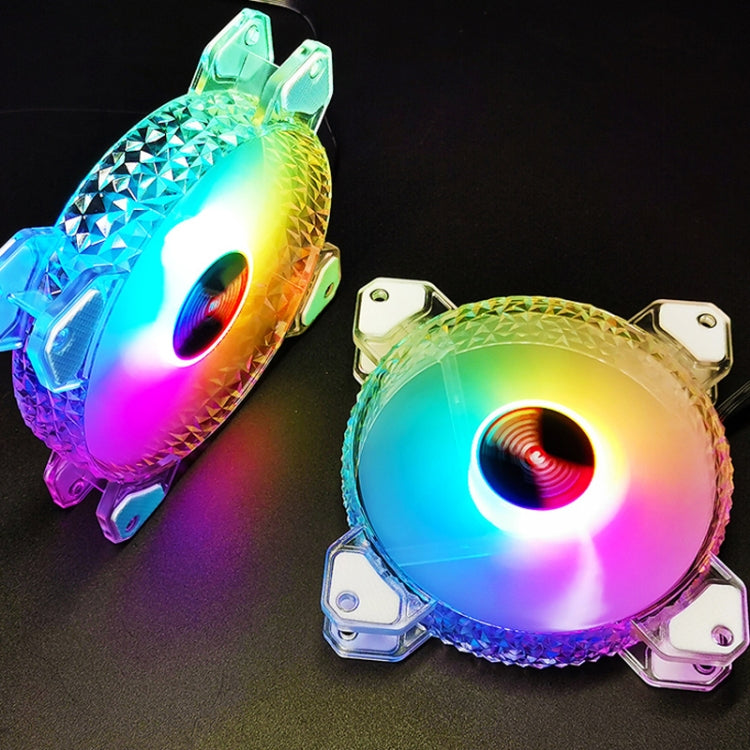 مروحة تبريد RGB من COOLMOON بحجم 120 مم PWM 6PIN S1 مراوح ARGB، CM-S1