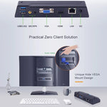 Zero Client R1W Mini PC, CORTEX QUAD A9 Quad Core up to 1.6GHz, RAM: 1GB, ROM: 8GB, Support WiFi, HDMI, VGA, RJ45, SPK, WiFi Version