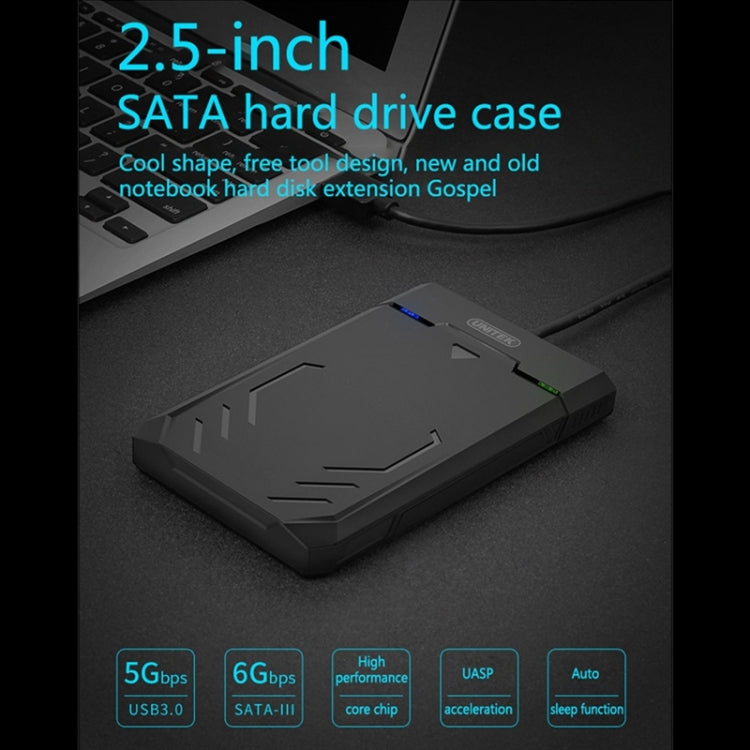 حاوية قرص صلب SATA 2.5 بوصة بمنفذ USB 3.0 من UNITEK، الطول: 30 سم
