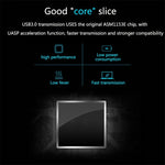 حاوية قرص صلب SATA 2.5 بوصة بمنفذ USB 3.0 من UNITEK، الطول: 30 سم
