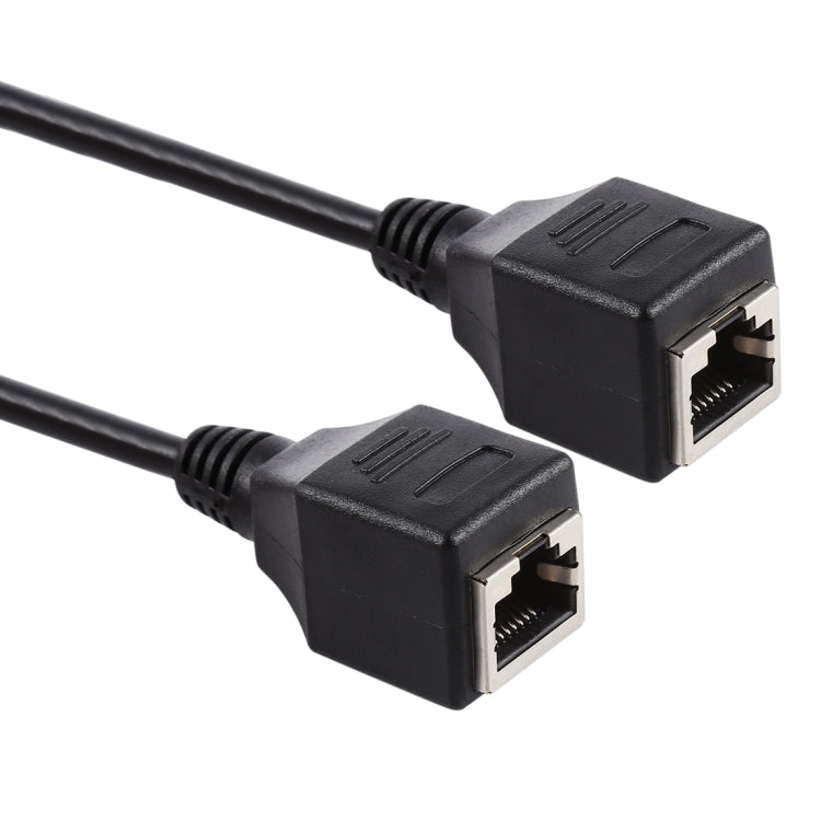 كابل تمديد شبكة إيثرنت RJ45 أنثى إلى أنثى، طول الكابل: 60 سم