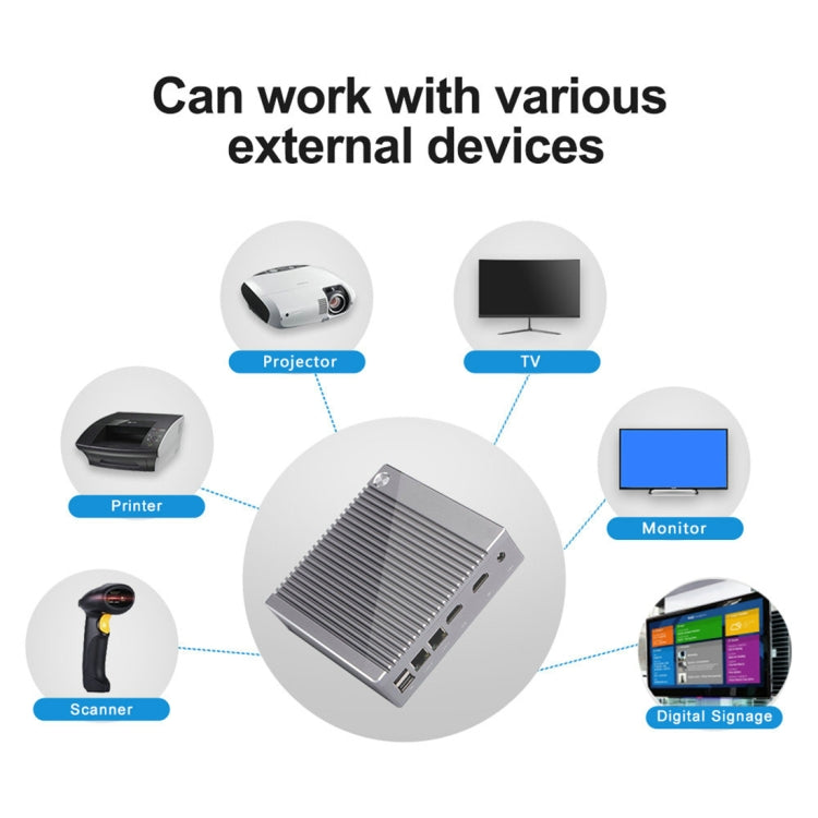 K660S Windows and Linux System Mini PC, Intel Celeron Processor N2840 Quad-Core 1.83- 2.25GHz, 2GB RAM + 32GB SSD, 2GB+32GB