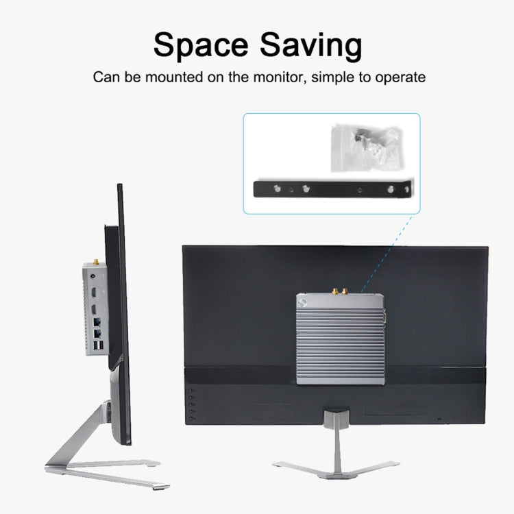 K660S Windows and Linux System Mini PC, Intel Celeron Processor N2840 Quad-Core 1.83- 2.25GHz, 2GB RAM + 32GB SSD, 2GB+32GB