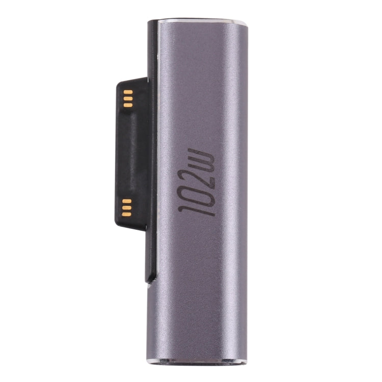 محول شحن USB-C / Type-C بقوة 102 واط لأجهزة Microsoft Surface Pro 3 / 4 / 5 / 6 / 7 / Surface Go