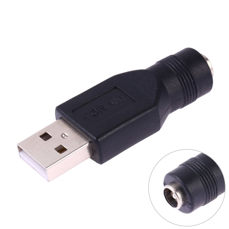 محول موصل USB ذكر إلى قابس أنثى 5.5 × 2.1 ملم، USB ذكر إلى 5.5 × 2.1 ملم