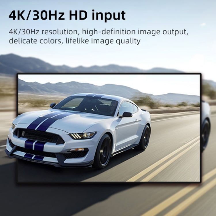 4K 30Hz HDMI to USB3.0 HD Video Capture Card with Cable, HDMI to USB3.0