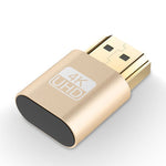 محول عرض افتراضي VGA إلى HDMI 1.4 DDC EDID، محاكي عرض بدون رأس، ألوان وردي، رمادي، ذهبي، أحمر، فضي