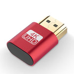 محول عرض افتراضي VGA إلى HDMI 1.4 DDC EDID، محاكي عرض بدون رأس، ألوان وردي، رمادي، ذهبي، أحمر، فضي