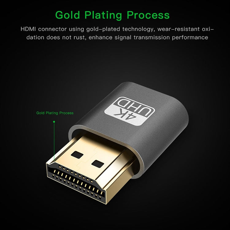 محول عرض افتراضي VGA إلى HDMI 1.4 DDC EDID، محاكي عرض بدون رأس، ألوان وردي، رمادي، ذهبي، أحمر، فضي