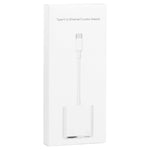 NK-1035 TC 2 in 1 USB-C / Type-C Male to Ethernet + Type-C Power Female Adapter, NK-1035 TC