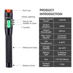 قلم اختبار بصري HT-30 لكشف العطل البصري بقوة 30 مللي واط وضوء ليزر أحمر، HT-30
