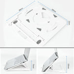 General-purpose Increased Heat Dissipation For Laptops Holder, Style: with Mobile Phone Holder with Rotation, Style: with Mobile Phone Holder with Rotation