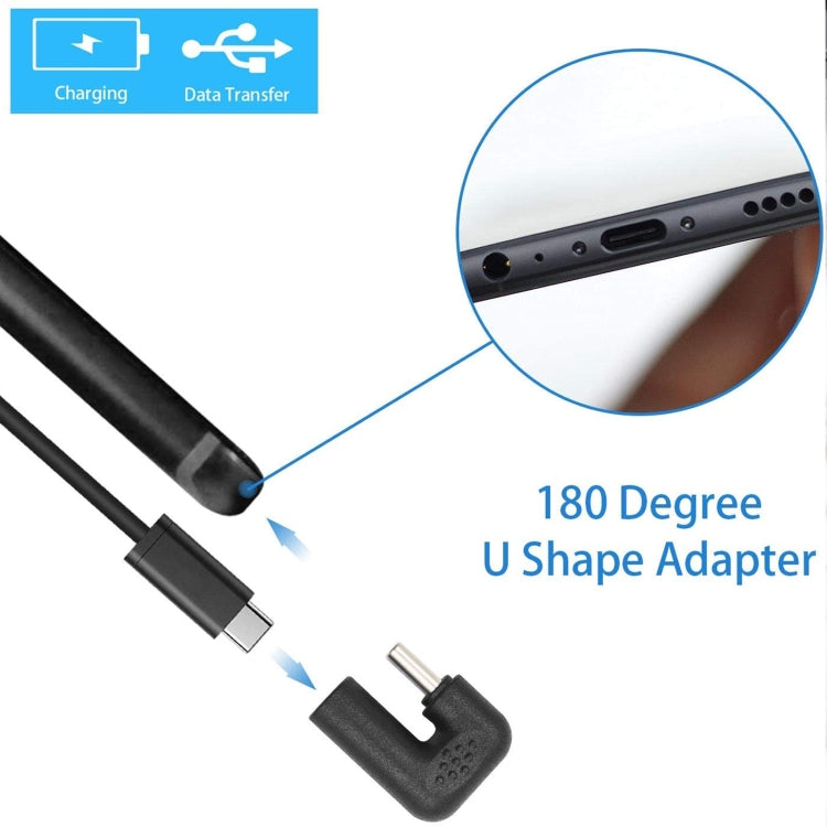 محول USB-C / Type-C على شكل حرف U من ذكر إلى أنثى، Type-C إلى Type-C