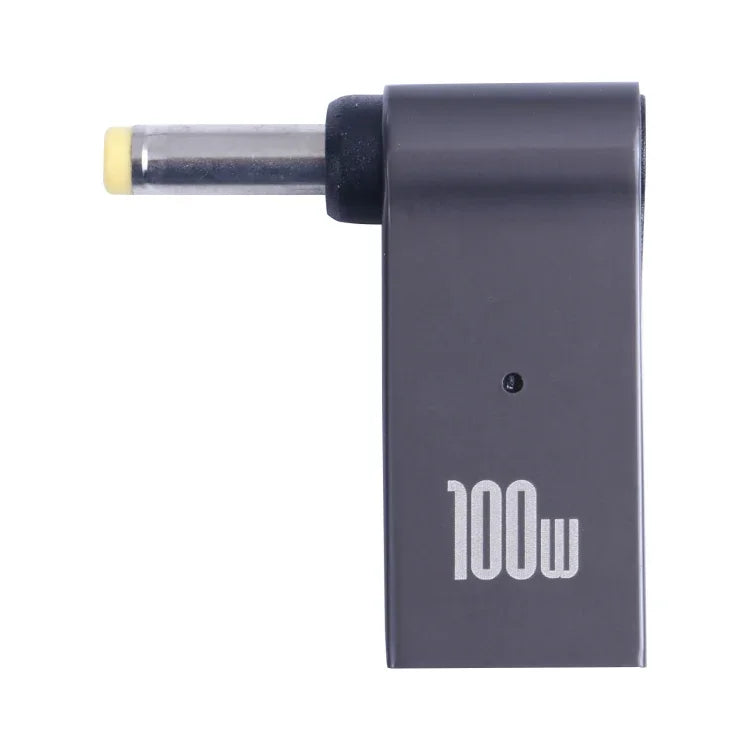 محول شحن كمبيوتر USB-C / Type-C أنثى إلى DC 4.0x1.7مم ذكر 100 واط للينوفو، Type-C أنثى إلى DC 4.0x1.7مم ذكر (أصفر)