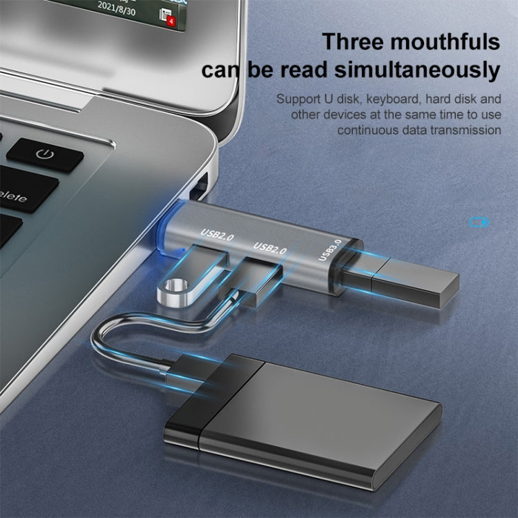 محطة إرساء متعددة الوظائف 3 في 1 من نوع Type-C / USB-C HUB، ADS-302C