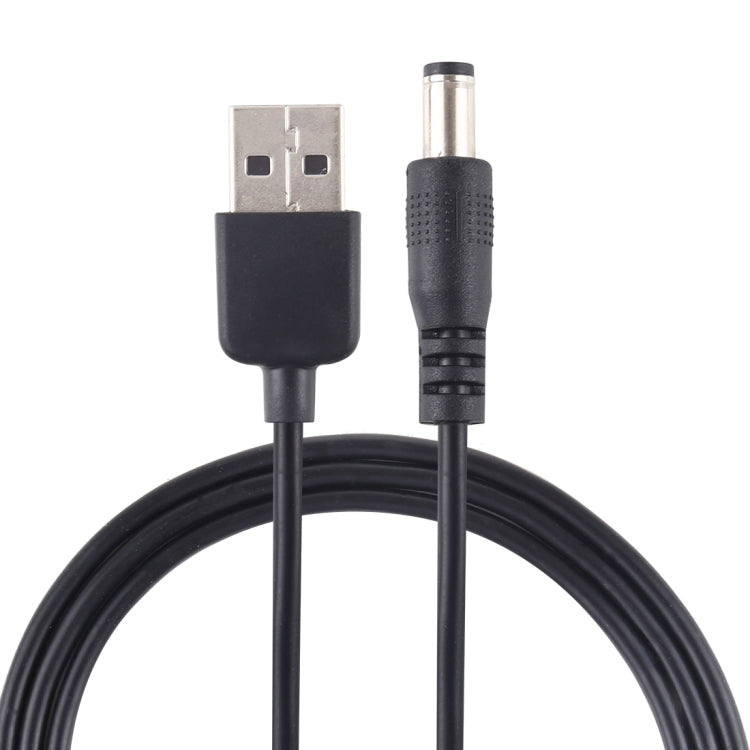 كابل طاقة USB إلى DC 5.5 × 2.1 مم، تيار 3 أمبير، الطول: 1م، USB إلى DC 5.5x2.1مم