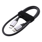 كابل شاحن ومحول طاقة PD 3A+ USB-C / Type-C إلى USB-C / Type-C، طول الكابل: 30 سم