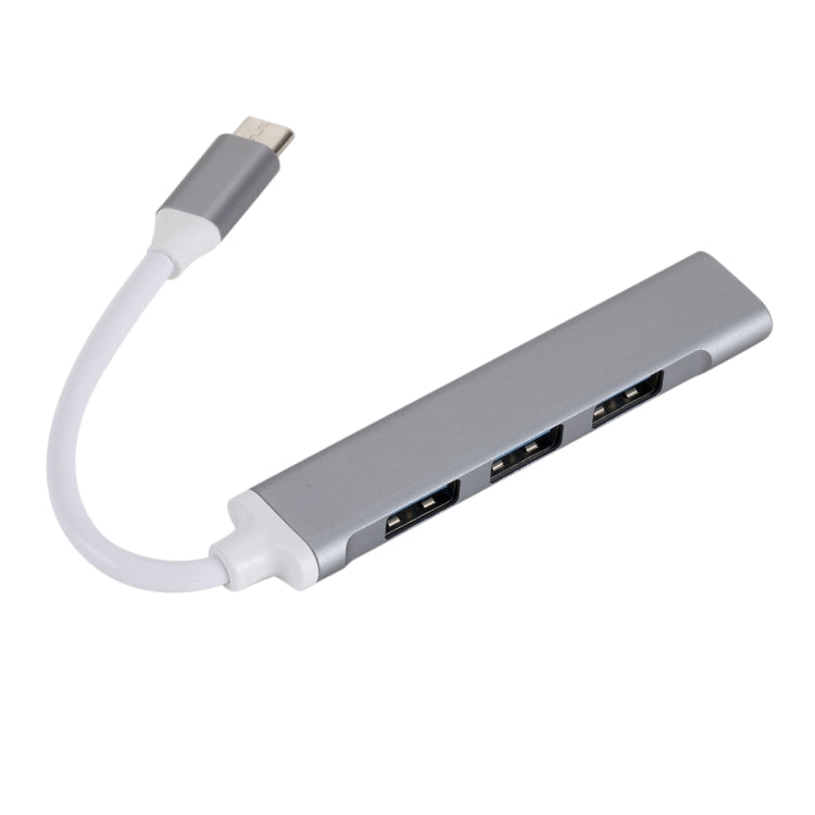 موزع HUB متعدد الوظائف C809 USB 3.0 × 1 + USB 2.0 × 3 إلى USB-C / Type-C، C809