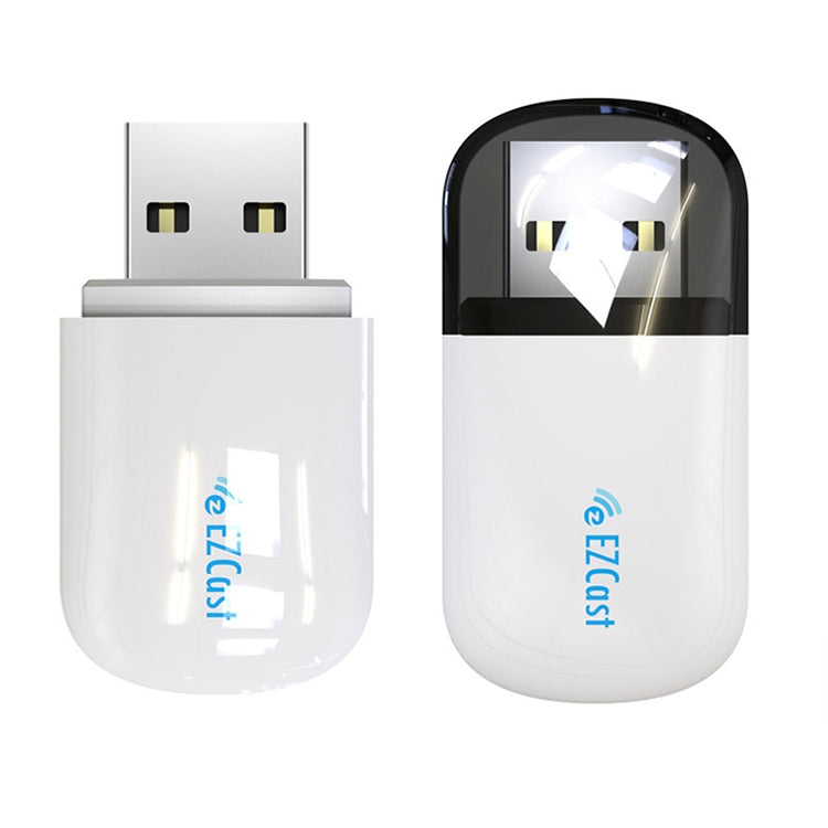 محول لاسلكي EZCast EZC-5200BS بسرعة 600 ميجابت في الثانية، مزدوج النطاق، واي فاي + بلوتوث، USB 2.0