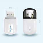 محول لاسلكي EZCast EZC-5200BS بسرعة 600 ميجابت في الثانية، مزدوج النطاق، واي فاي + بلوتوث، USB 2.0