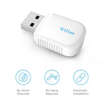 محول لاسلكي EZCast EZC-5200BS بسرعة 600 ميجابت في الثانية، مزدوج النطاق، واي فاي + بلوتوث، USB 2.0