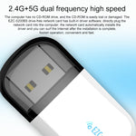محول لاسلكي EZCast EZC-5200BS بسرعة 600 ميجابت في الثانية، مزدوج النطاق، واي فاي + بلوتوث، USB 2.0