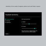 Logitech MX ERGO 440DPI Bluetooth + Unifying Dual-mode Wireless Trackball Optical Mouse, MX ERGO