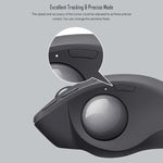 Logitech MX ERGO 440DPI Bluetooth + Unifying Dual-mode Wireless Trackball Optical Mouse, MX ERGO
