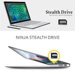 BASEQI Hidden Aluminum Alloy SD Card Case for Lenovo Ideapad 320S Laptop, For Lenovo Ideapad 320S