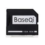 BASEQI Hidden Aluminum Alloy SD Card Case for MacBook Air 13.3 inch Laptops, For MacBook Air 13.3