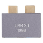 2 x USB Female to 2 x USB-C / Type-C Male Adapter, 2 x USB Female to 2 x Type-C Male